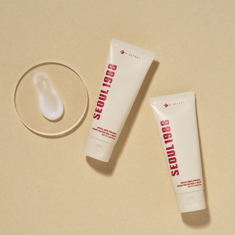 K‑SECRET - Seoul 1988 Cream Snail Mucin 93% + Rice (Original)