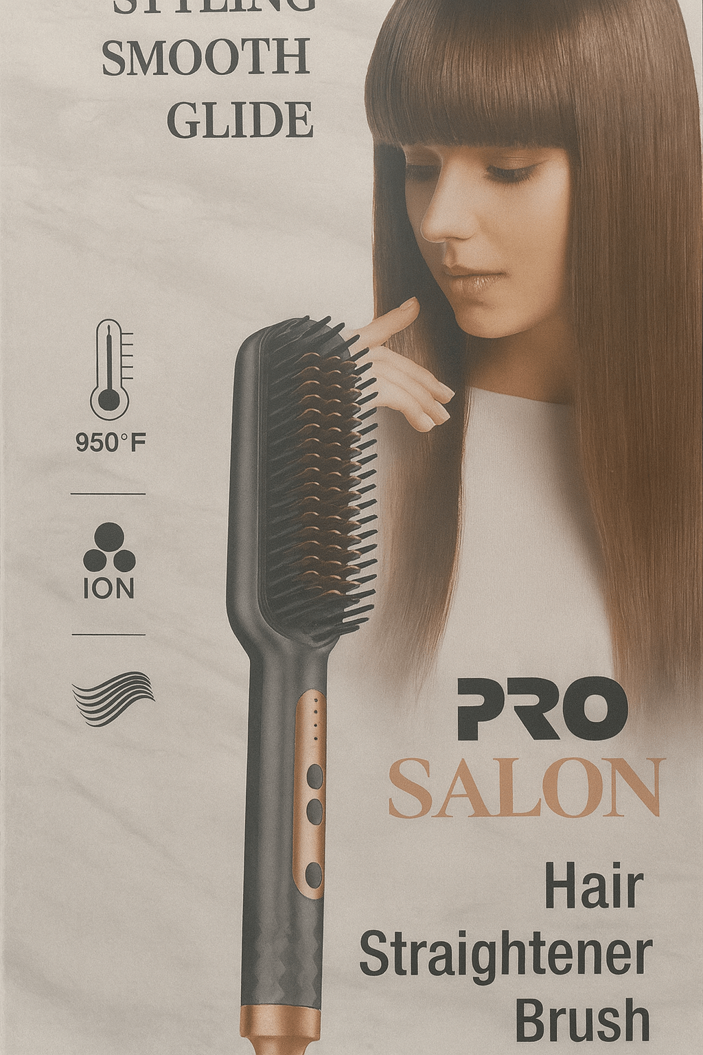 Pro Master - Hair Straightener Brush